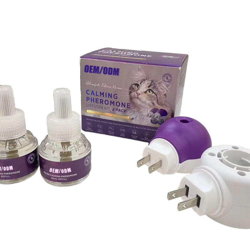 Cat Pheromone Diffuser Manufacturer - for Calming Relief 1+1 Refills
