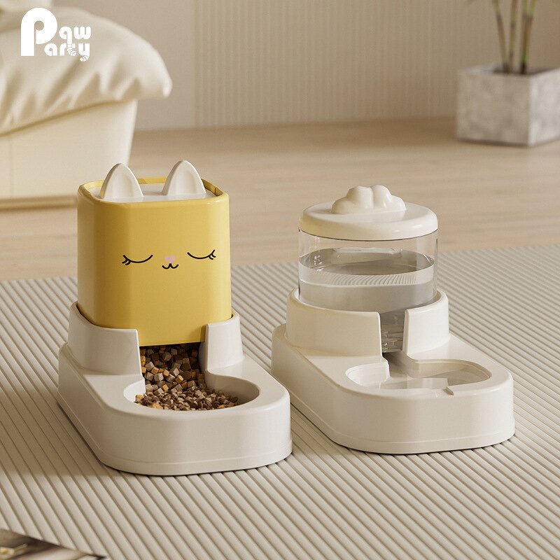 Automatic Pet Feeder Supplier - Double Bowl Drinking Bowl 4L Capacity