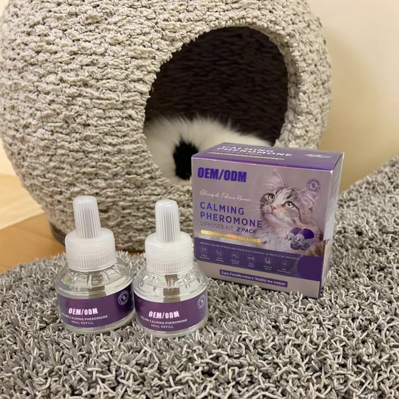 Cat Pheromone Diffuser Manufacturer - for Calming Relief 1+1 Refills