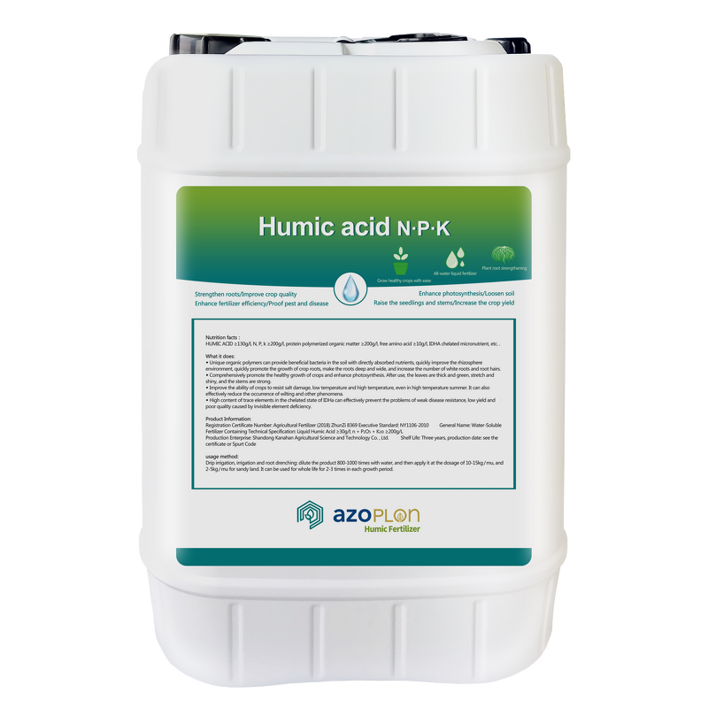 Humic Acid NPK Liquid Fertilizer Supplier - High Efficiency 100% Water Soluble