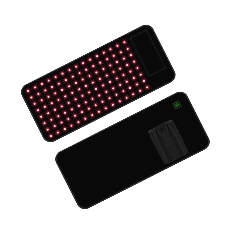 Rechargeable LED Therapy Light Mat Wrap for Back Waist Muscle Recovery Gym Home Use