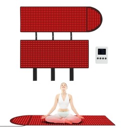 Full Body Customizable Logo Red 660nm 850nm Infrared Light Therapy Blanket Removable Sleeping Bag with Pain Relief for Home Use
