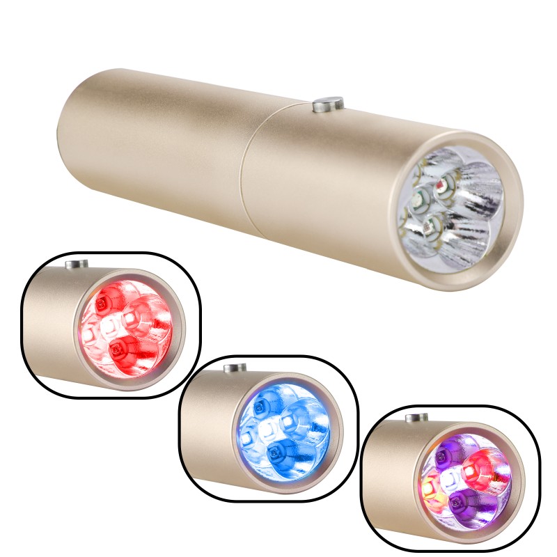 Professional Mini Phototherapy Device Pen Infra Photon Led Red Light Therapy 5 Wavelength Near Infrared Lamp Physiotherapy Torch