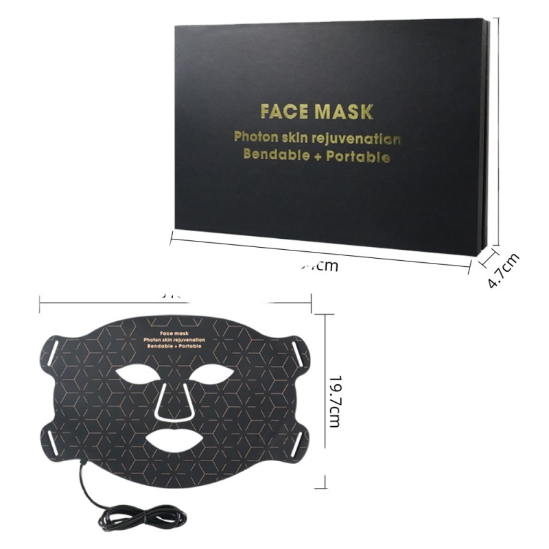 660nm Led Mask Pdt Led Photon Therapy Pore Shrinking FaceMask 4 Colors Light Anti-wrinkle Skin Beauty Instrument