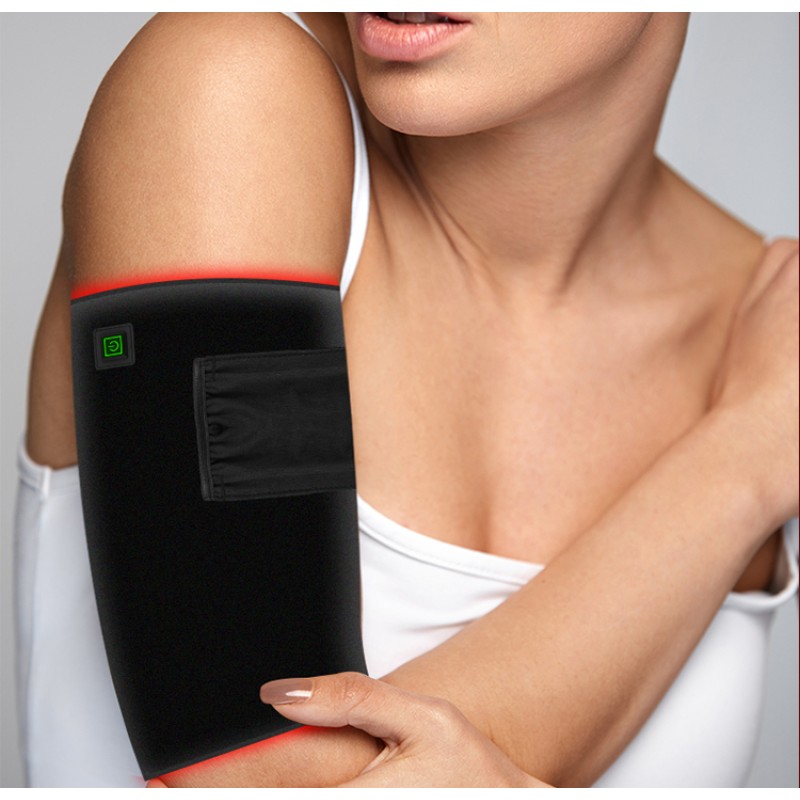 OEM/ODM Portable LED Light Therapy Device with Red Infrared Light Belt Pulse Timing Setting for Pain Relief