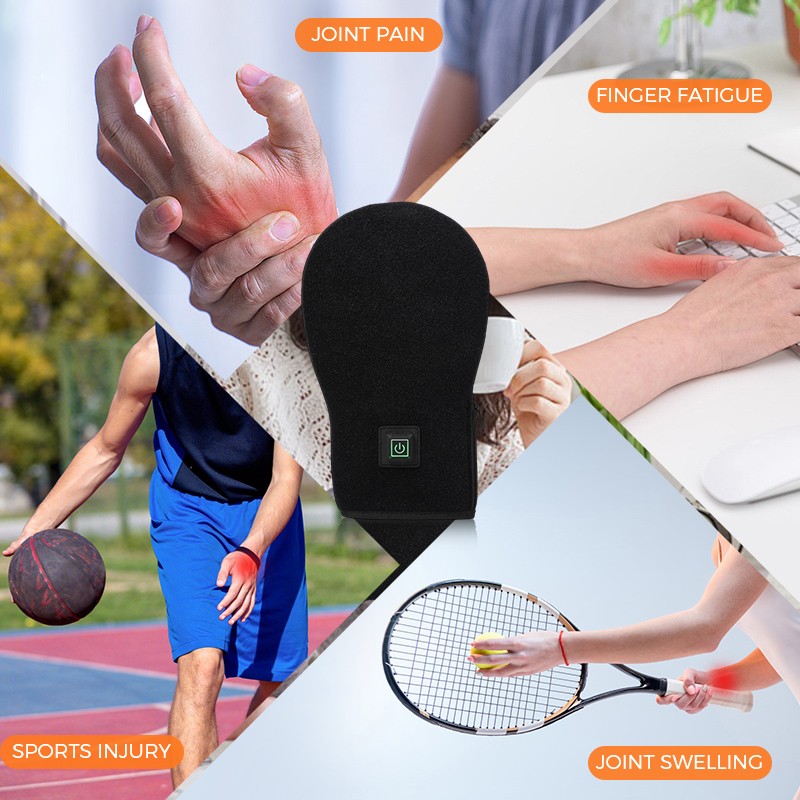 ODM/OEM New Online Red Near Infrared Light Therapy Gloves 660nm 850nm Built-in Battery LED Light Device for Hands Care