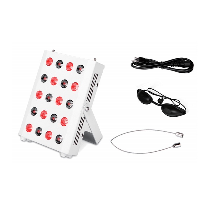 Home Use 100W Desktop Physiotherapy Panel with Red 660nm 850nm Infrared Custom Logo Included for Facial Therapy