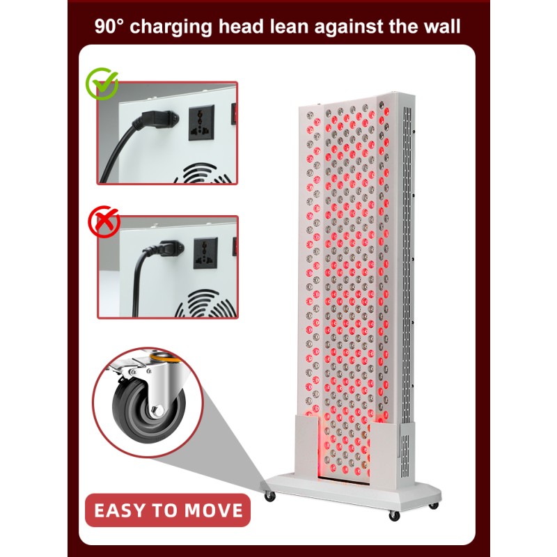 OEM/ODM 1500W Full Body Red Near Infra Light Therapy Panel 5 Wavelength Medical Grade Led Light Therapy