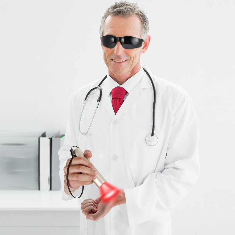 Customized Wavelength and Color Led Light Device Red Near Infra Light Therapy Torch