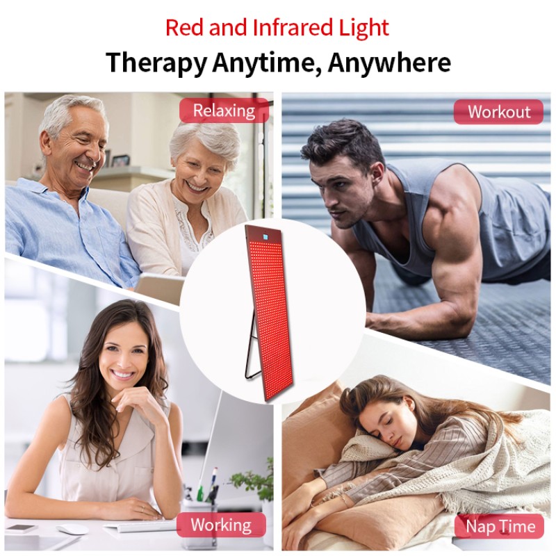 Advanced 4 Wavelength Full Body LED Pain Relief Panel with Touchscreen