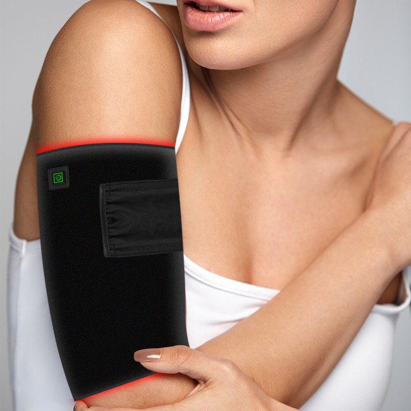 Customizable Size Handheld Physiotherapy Device for Body Pain Relief Built-in Battery Belt Red Infrared for Home Use