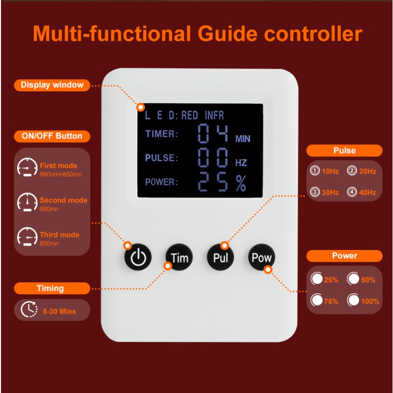 Wholesale Wearable 660nm 850nm LEDs Infared Red Light Therapy Pad Smart Mats With Timer