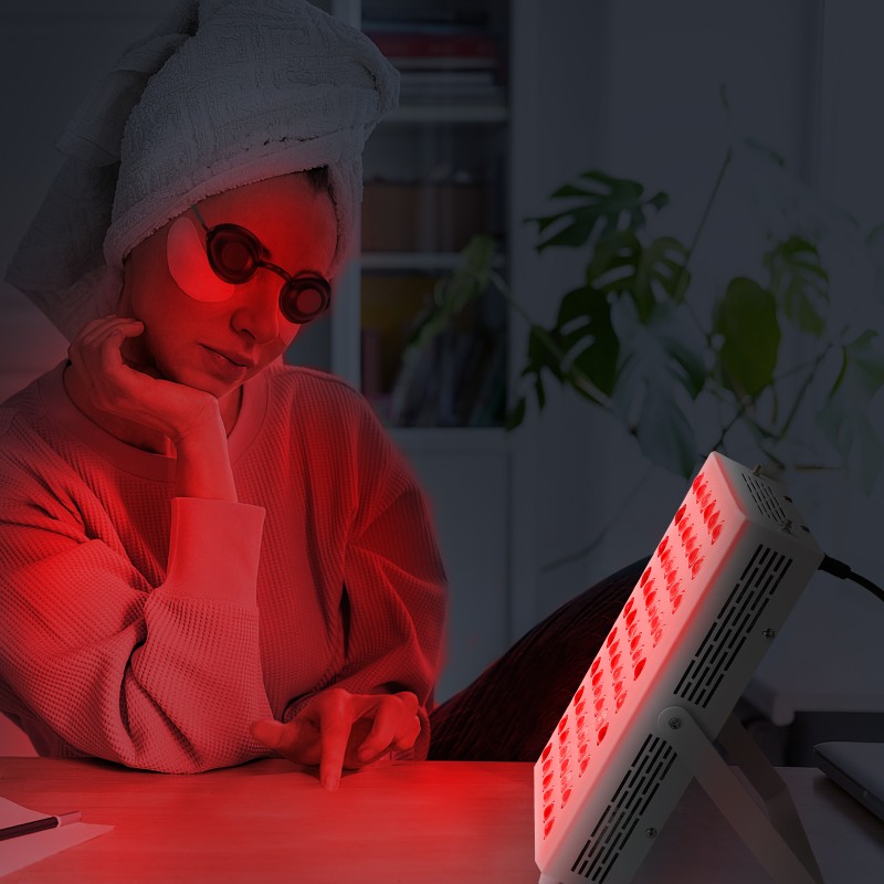 Free Laser Logo Desktop Use Panel Red Infrared Physiotherapy Facial Physiotherapy for Home Use