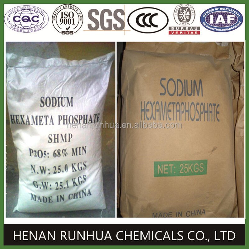 Sodium Hexametaphosphate Supplier - 68% Factory Price Chemical Powder