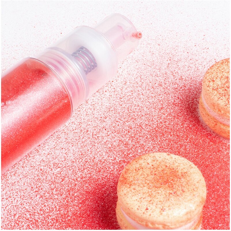 Peach Pink Mica Powder Manufacturer - Large Particle Size Customized Glitter Powder for Cake Baking
