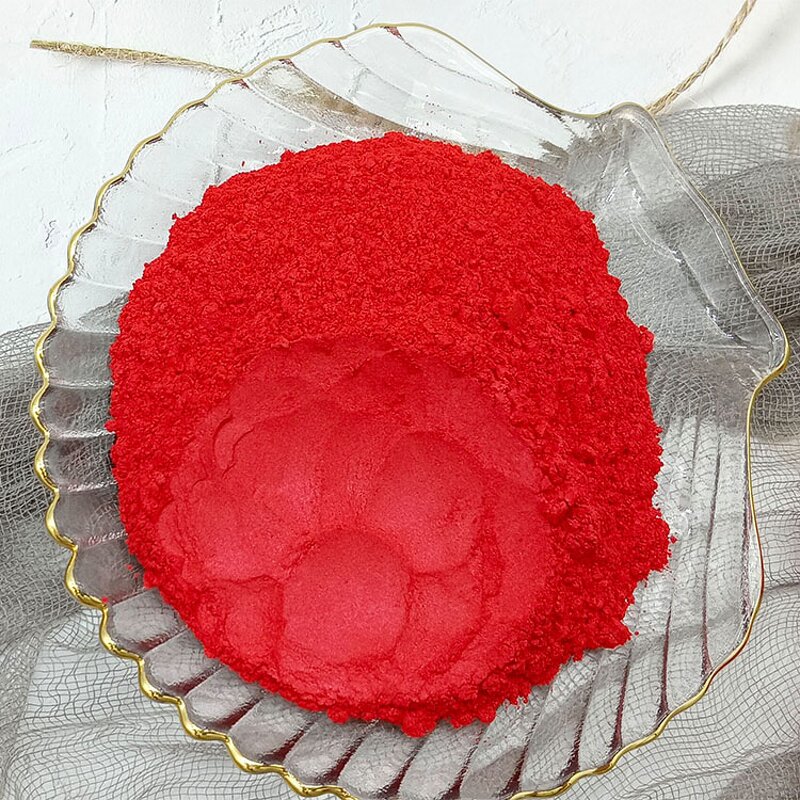 Peach Red Glitter Powder Supplier - Coarse Grained Series 20 Color Edible Coloring