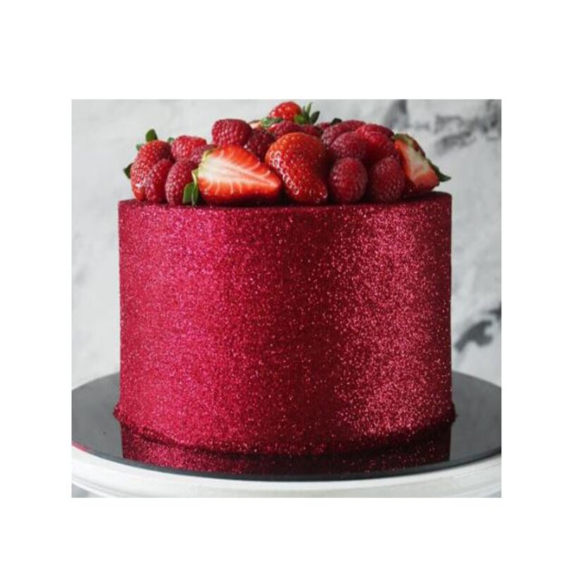 Peach Red Glitter Powder Supplier - Coarse Grained Series 20 Color Edible Coloring