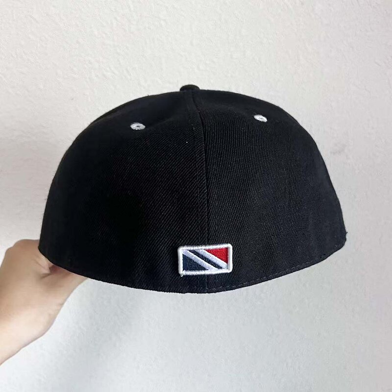 Baseball Cap Manufacturer - 6-Panel Flat Brim Embroidered Baseball Cap
