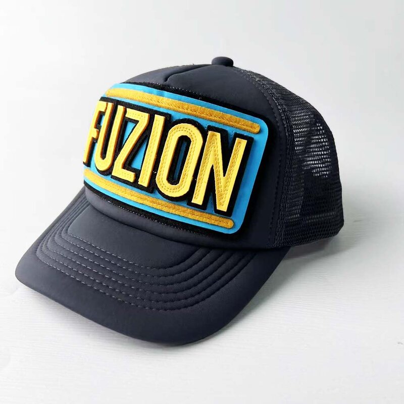 Trucker Hat Manufacturer - Custom 3D Embroidered Mesh Trucker Cap