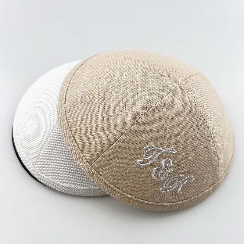 Kippah Manufacturer - Custom 3D Embroidered Cotton Kippah Supplier