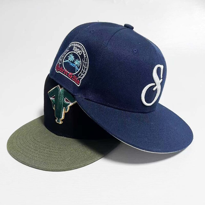 Baseball Cap Manufacturer - Custom 5-Panel Flat Brim Gorras Cap