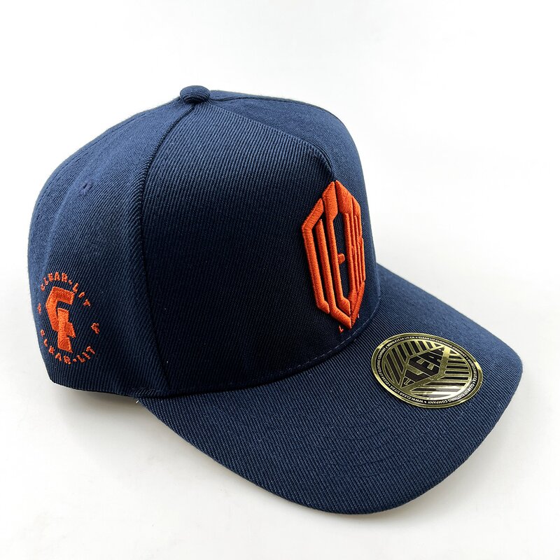 Baseball Cap Manufacturer - Custom 5-Panel Embroidered Snapback