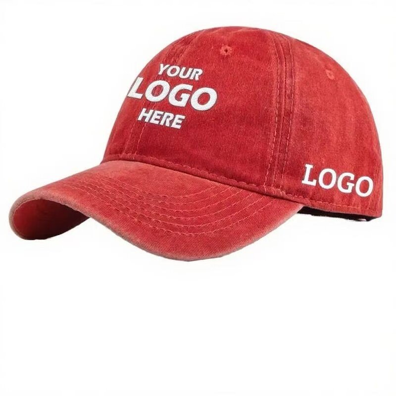 Dad Hat Manufacturer - Custom Embroidered Distressed Dad Hat