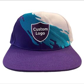 Baseball Cap Manufacturer - Custom Embroidered Purple Baseball Cap