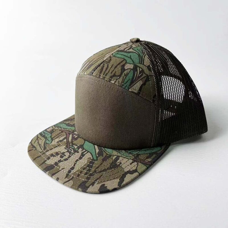 Trucker Hat Manufacturer - Custom 5-Panel Camouflage Trucker Hat