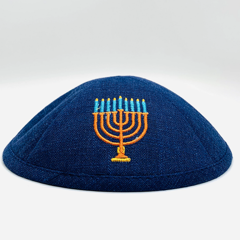 Kippah Manufacturer - Custom Embroidered Denim Kippah Supplier