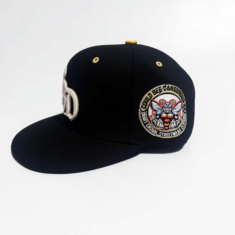 Baseball Cap Manufacturer - Custom 6-Panel Flat Brim Embroidered Cap