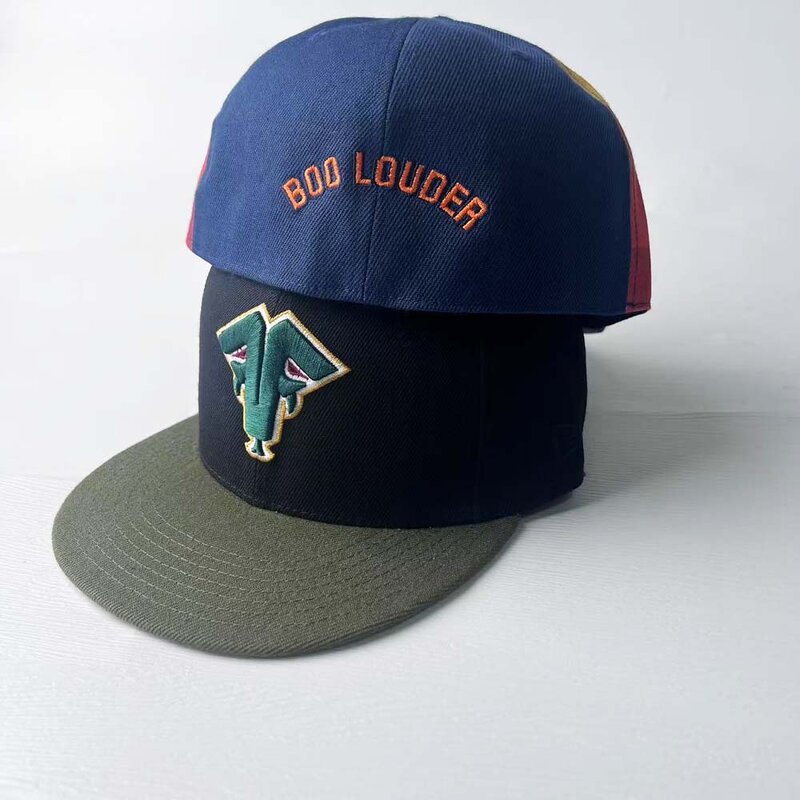 Baseball Cap Manufacturer - 6-Panel Flat Brim Embroidered Snapback