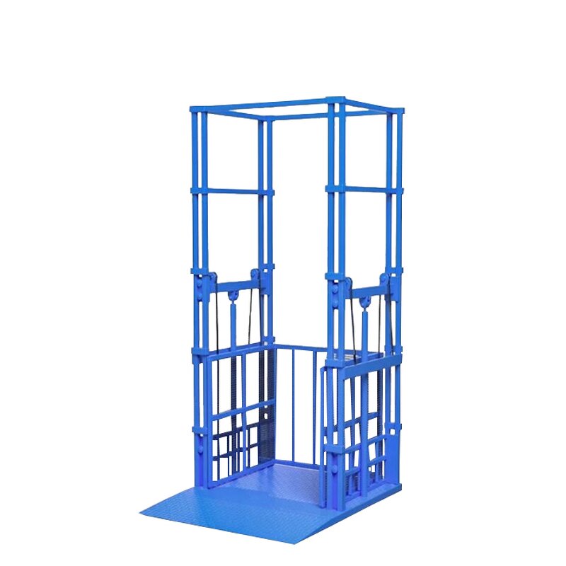 Cargo Lift Factory - Single Guide Rail 500-1000kg Hydraulic