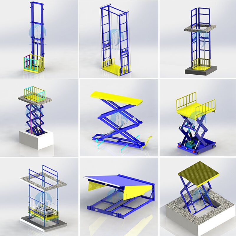 Freight Elevator Manufacturer - CE ISO Vertical Electric Hydraulic