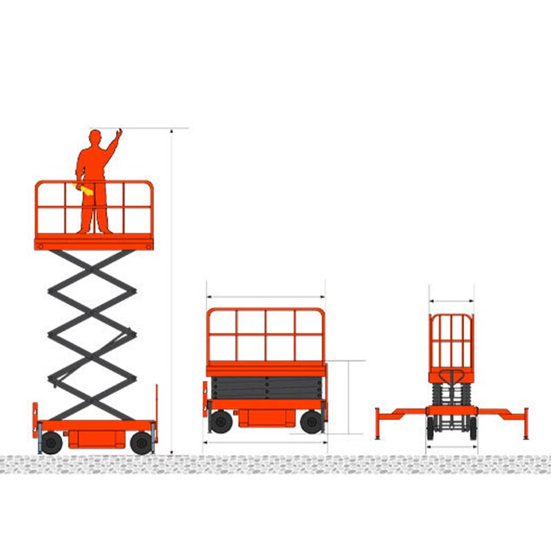 Man Lift Supplier - Good Price 4-16m Mobile Telescopic Boom