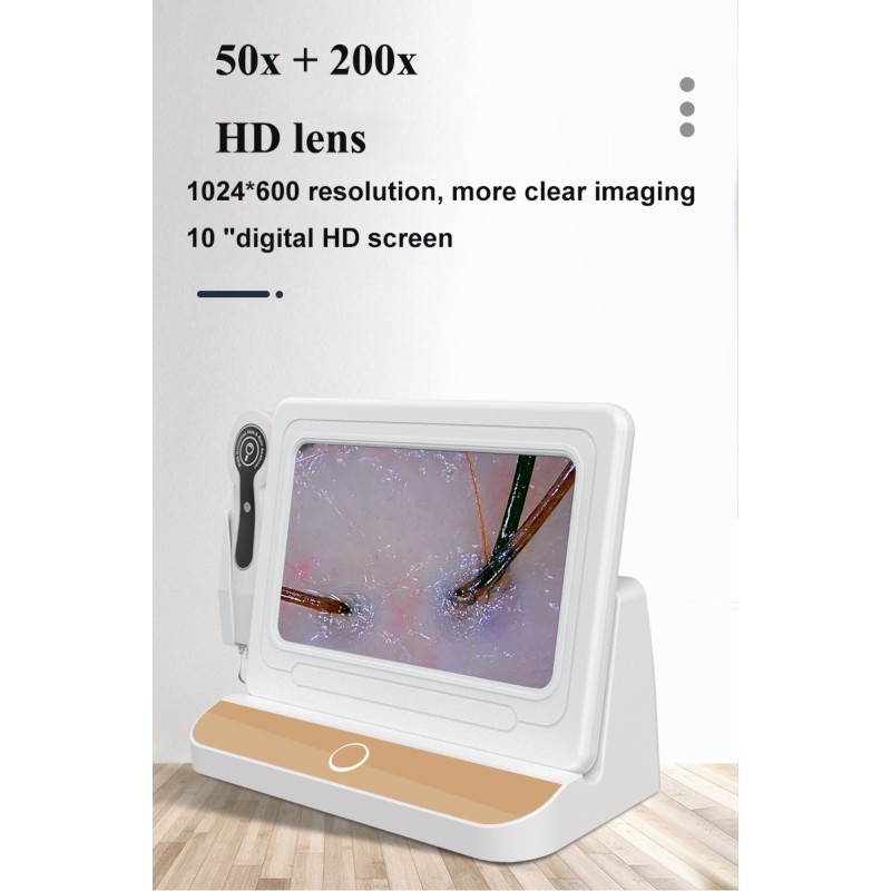 High Quality HD Hair Follicles Scalp Scanner Detector Hair Analyzer / Skin and Scalp Hair Analysis Machine