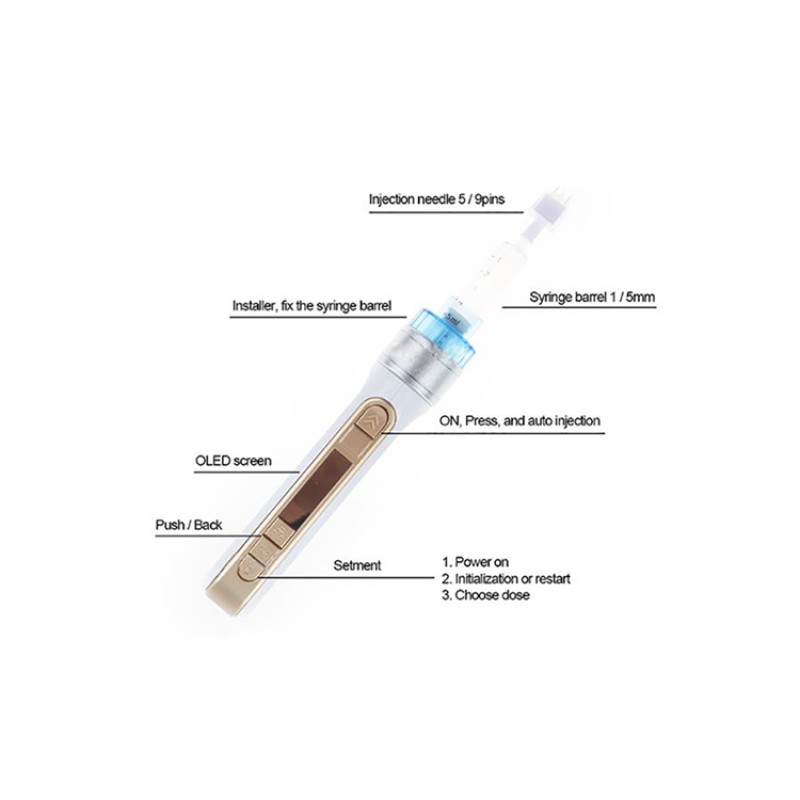 Korea Mesotherapy Gun Skin Rejuvenation Injection Meso Gun Mesotherapy Gun Price