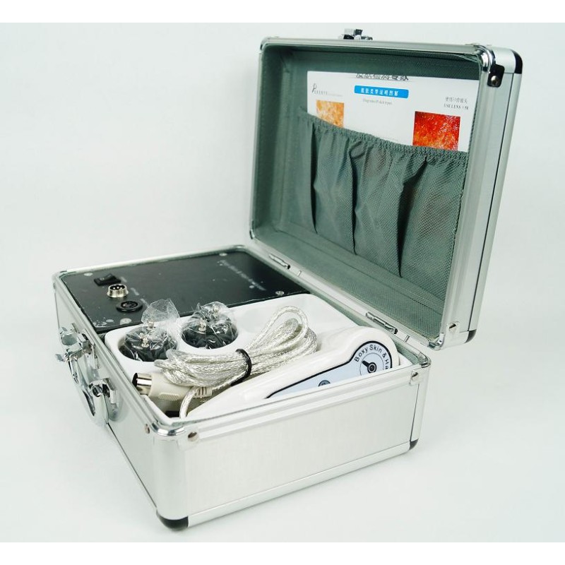 Boxy Skin and Hair Analyzer  Beauty Salon Instrument USB Skin Hair Analyser Scanner Magnifier 200x AU-948