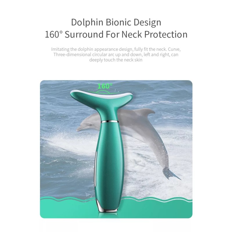 Color Light Wrinkle Neck Beauty Instrument Facial Massage Instrument Neck Beauty Instrument