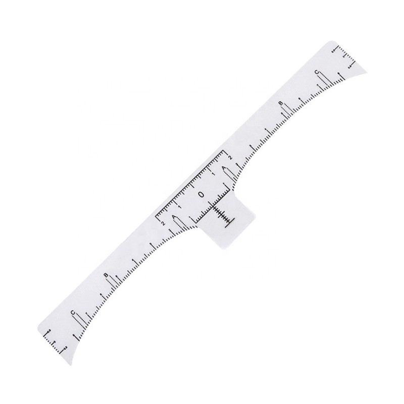 Permanent Makeup Eyebrow Disposable Accurate Ruler Microblading Shaping Tools Tattoos Measure Stickers