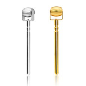 Cooling Ice Derma Roller  Facial Cryo Sticks Facial Roller for Face Massager in Light Golden Color