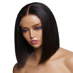 Wholesale 4x4 Bob Wig Vendors Short  Bob Wigs Human Hair Hd Lace Frontal Human Hair Wigs