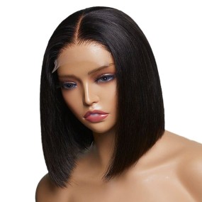 Wholesale 4x4 Bob Wig Vendors Short  Bob Wigs Human Hair Hd Lace Frontal Human Hair Wigs