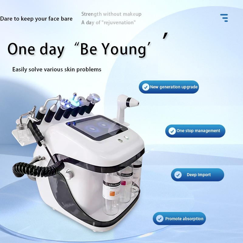 9 in 1Multi-functional Dermabrasion Oxygen Jet Hydro Facial Aqua Peel Machine
