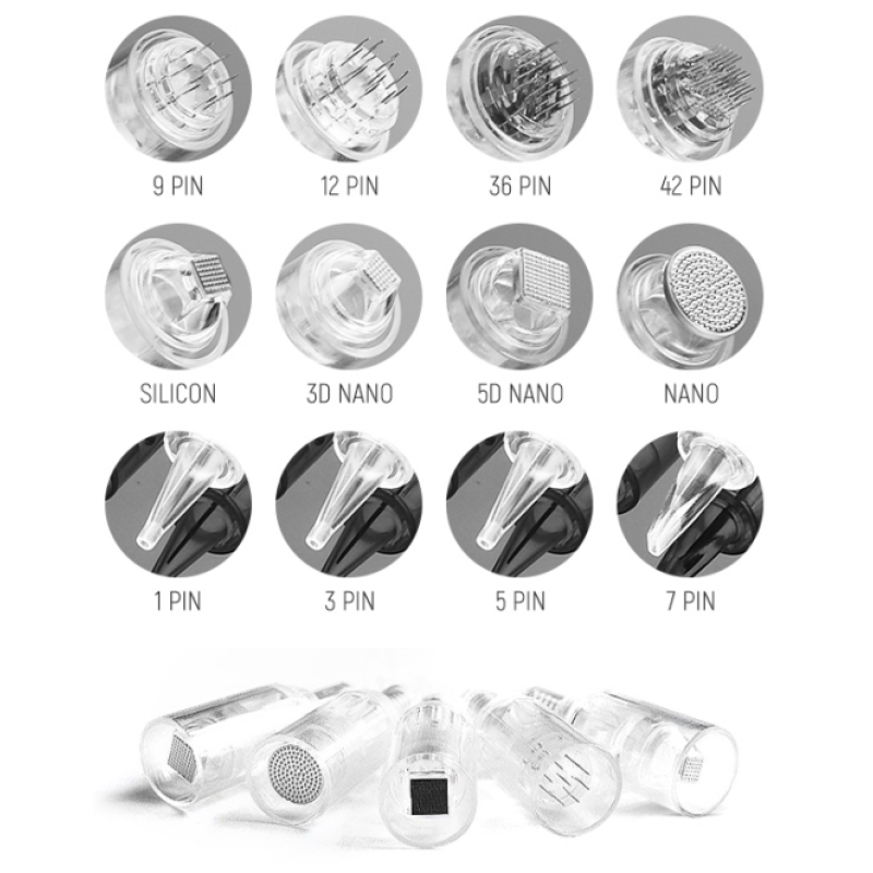 Dermapen Anti Aging Micro Needling Nano 12 Cartridge Derma Pen Tips Dermapen Dr Pen Needles