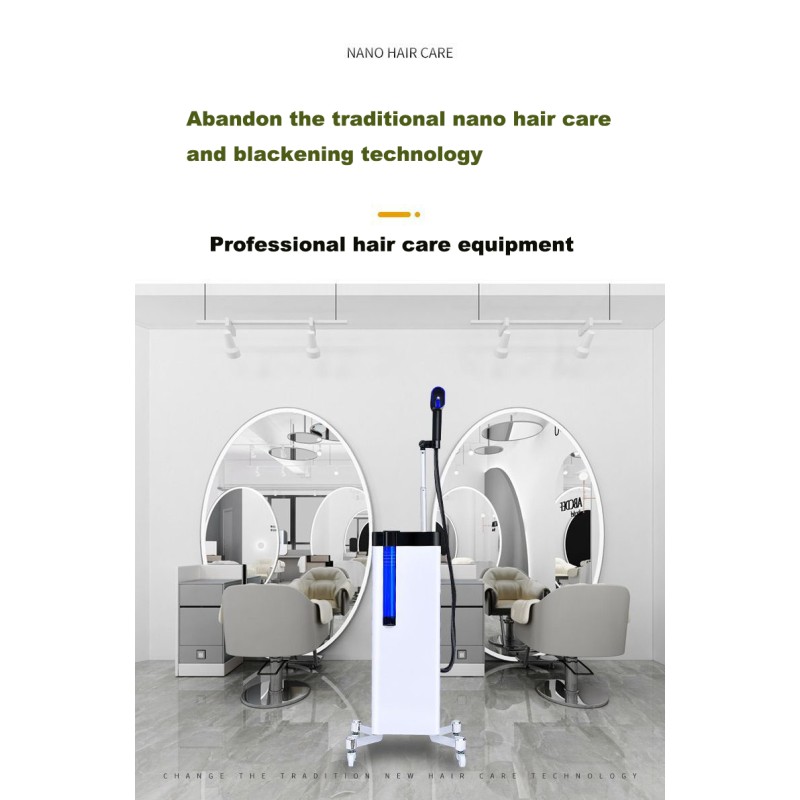 Scalp Treatment Hair Steamer Machine with Cold and Hot Steam Nano Mist Steamer for Hair Spa Mist