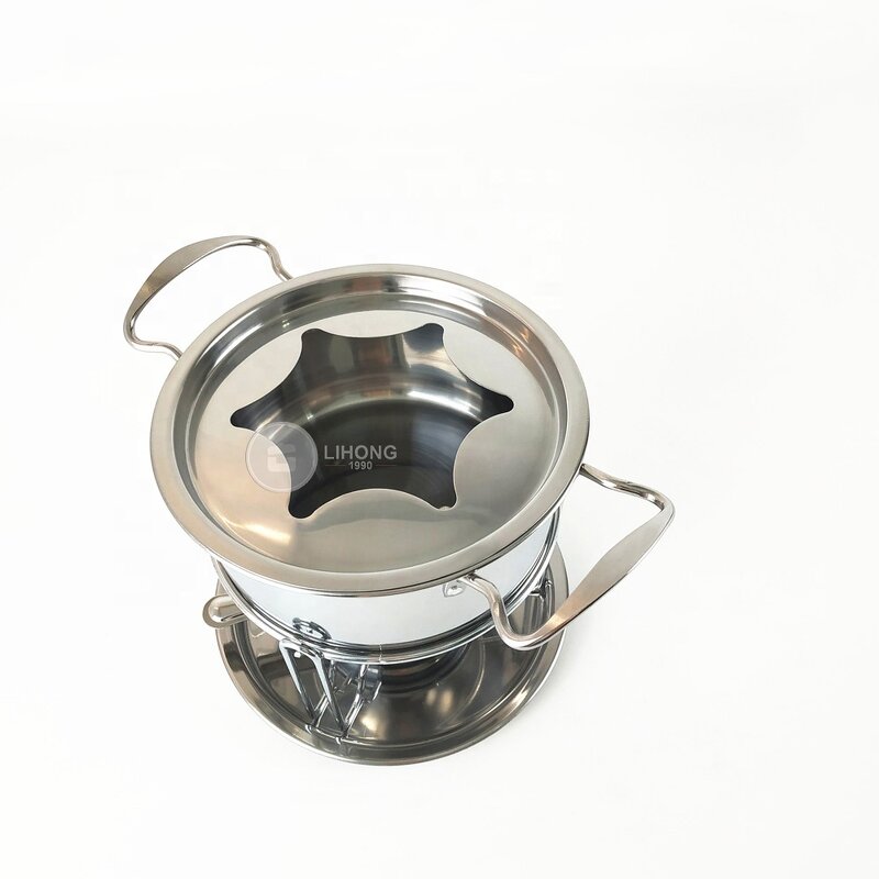 Fondue Pot Set Manufacturer - 1450ml Stainless Steel Cheese Fondue Set