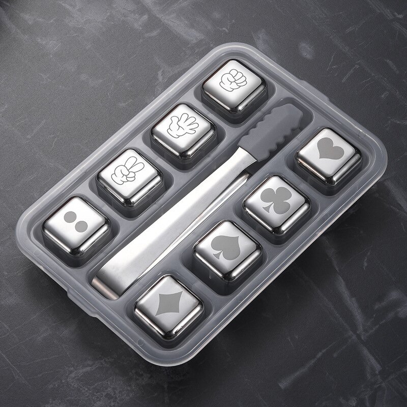 Stainless Steel Ice Cubes Manufacturer - Metal Whiskey Quick-frozen Stones
