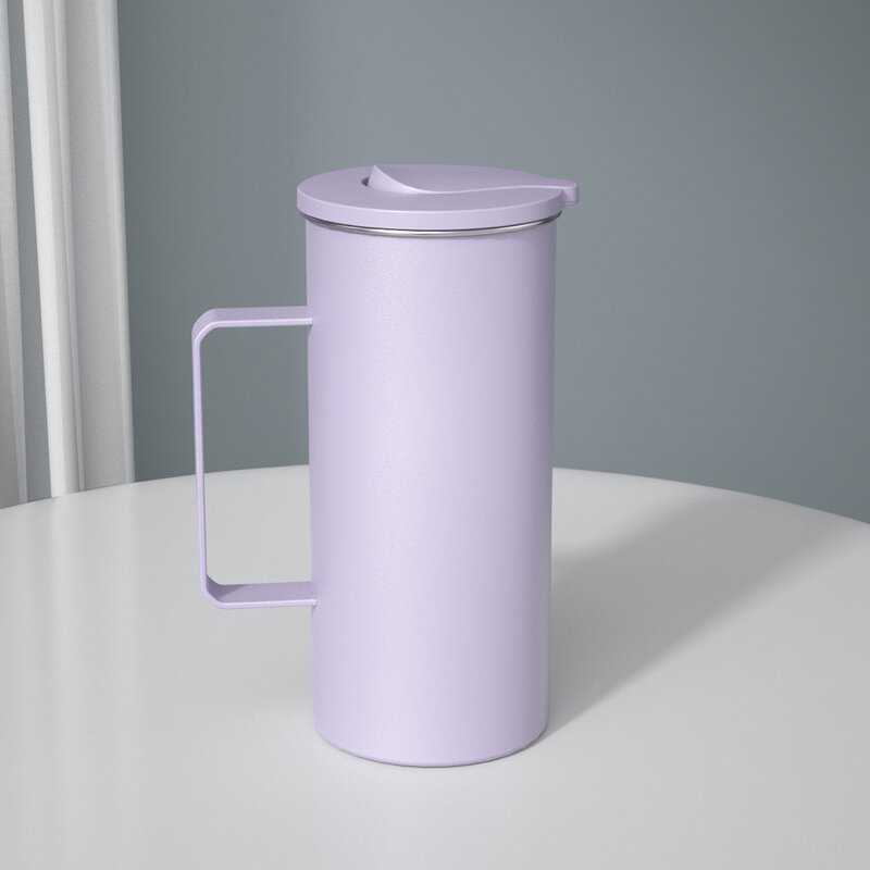 Stainless Steel Pitcher Manufacturer - Large Capacity Drink Pitcher with Lid