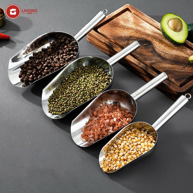Metal Scoop Manufacturer - Stainless Steel Dry Goods Popcorn Scoop
